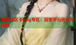 海角社区卡bug专区：探索平台优化与创新