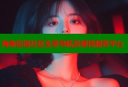 海角街道社区全景导航及便民服务平台