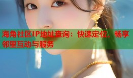 海角社区IP地址查询：快速定位，畅享邻里互动与服务