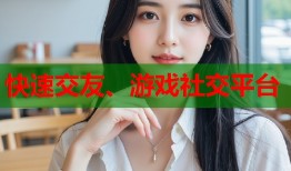快速交友、游戏社交平台