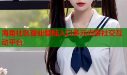 海角社区首业登陆入口多元内容社交互动平台