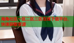 海角社区一区二区三区在线下载平台，快速获取资源