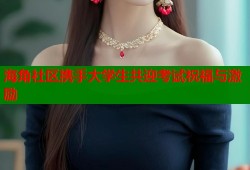 海角社区携手大学生共迎考试祝福与激励