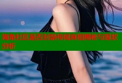 海角社区是否封禁传闻真相揭秘与现状分析