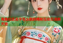 海角社区名字怎么取的揭秘互动交流新天地