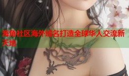 海角社区海外域名打造全球华人交流新天地