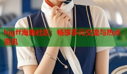 hjgff海角社区：畅享多元交流与热点资讯