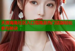 天涯海角社区入口指南及热门话题轻松参与秘诀