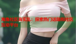 海角社区真实乱：探索热门话题和社区互动平台