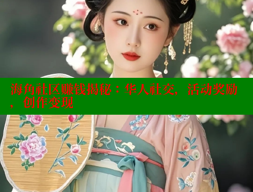 海角社区赚钱揭秘：华人社交，活动奖励，创作变现