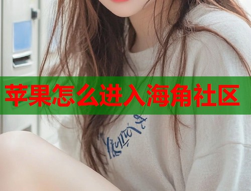 苹果怎么进入海角社区