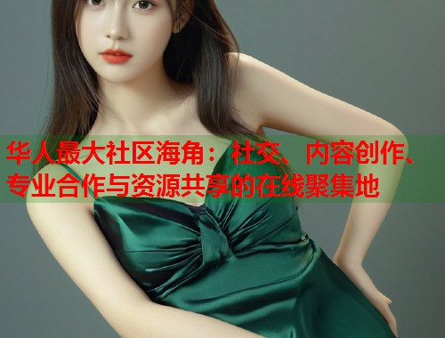 华人最大社区海角：社交、内容创作、专业合作与资源共享的在线聚集地