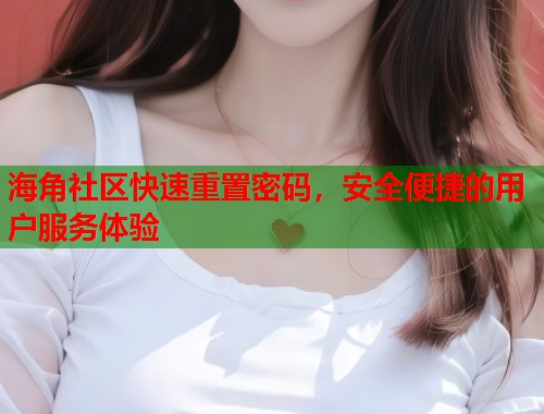 海角社区快速重置密码，安全便捷的用户服务体验