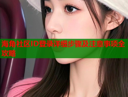 海角社区ID登录详细步骤及注意事项全攻略