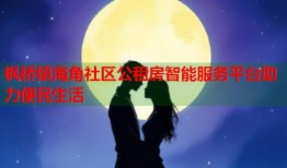枫桥镇海角社区公租房智能服务平台助力便民生活