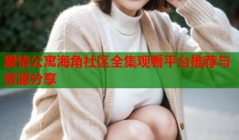 爱情公寓海角社区全集观看平台推荐与资源分享