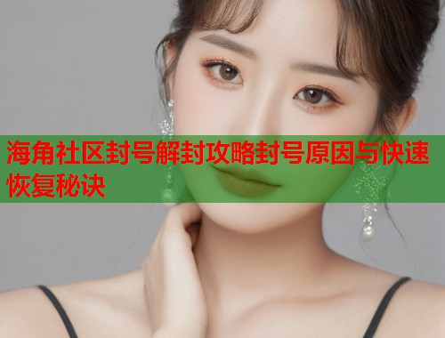 海角社区封号解封攻略封号原因与快速恢复秘诀